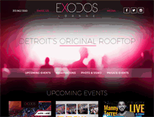 Tablet Screenshot of exodosrooftop.com